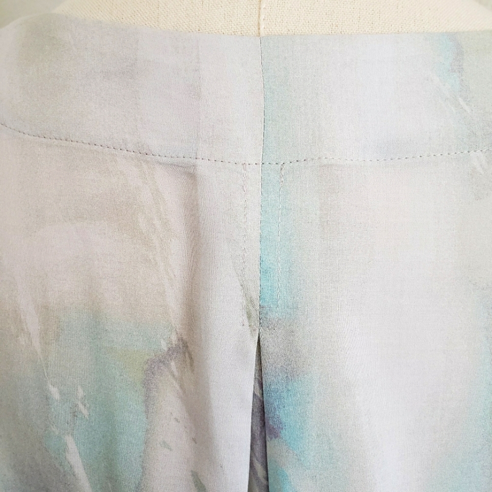 B NEW YORK Paint Splash Long Sleeve Pastel V-Neck Tunic Top--NWT--M - Picture 11 of 15
